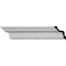 Ekena Millwork SAMPLE - 4 1/4"H x 3 7/8"P x 5 3/4"F x 12"L Bulwark Dentil Crown Moulding SAMPLE-MLD04X04X06BU - alternate 1